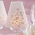 Cherry Blossoms Vellum Wine Glass Shade