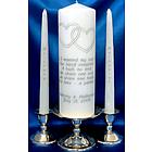 Joined Hearts Unity Candle Set