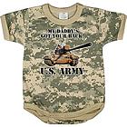 Baby Digital Wood Camo 'Got Your Back' One Piece Bodysuit