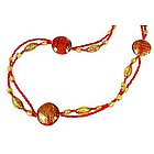 Campigli Murano Glass Bead Chain Opera Necklace