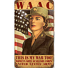 W.A.A.C. Metal Sign