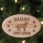 Personalized Pet Breed Memorial Ornament