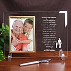 Walking with Grandpa Personalized Frame