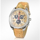 La Prima Classe Men's Geo Dial and Strap Chronograph Watch