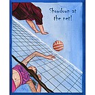 Volleyball Showdown Fine Art Print