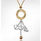 1a Prima Classe Geo Charm Ring Pendant and Necklace