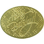 Blue Happy Birthday Gift Tin with 3 Dozen Gourmet Cookies