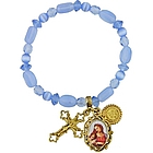 Beaded Madonna Stretch Bracelet
