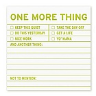 One More Thing Sticky Note