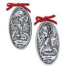 Knee-Mail Pewter Ornament