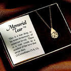 Personalized Sterling Silver Memorial Tear Necklace