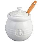 White Honey Pot