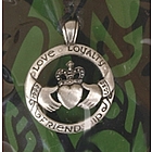 Celtic Claddagh Pewter Pendant