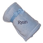 Personalized Plush Micro Fleece Baby Blanket