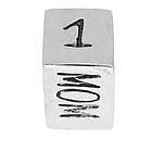 Sterling Silver Triangular #1 Mom Charm
