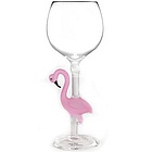 Flamingo Wine Glass