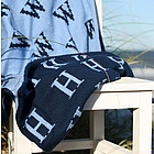 Initials Knitted Baby Blanket