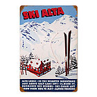 Ski Alta Metal Sign