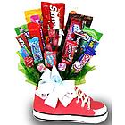 Colorful Sneaker Candy Bouquet