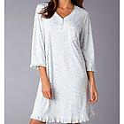 Vista 3/4 Sleeve Plus Size Nightshirt