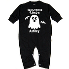 Personalized Too Cute to Spook T-Romper