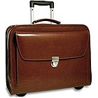 European Leather Laptop Wheeler