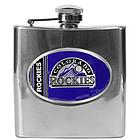 Colorado Rockies Stainless Steel Hip Flask