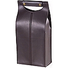 Leather Two Bottle Tote