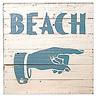 Beach Wall Sign