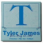 Any Letter New Baby Wall Canvas
