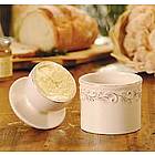 Ivory Rose Butter Bell Crock