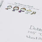 Personalized Winter Family Characters Address Labels