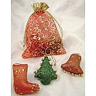 Handmade Ornament Trio