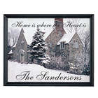Personalized "Home is Where the Heart Is" Canvas