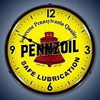 Pennzoil Lighted Clock