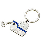 Honeymoon Boat with Anchor Keychain