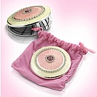 Elegant Engravable Round Compact
