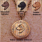 Labrador or Golden Retriever Locket Necklace