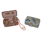 Travel Jewelry Box with Zip Around Case