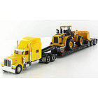 Peterbilt 389 with Trailer and Wheel Loader