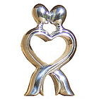 Aluminum 'The Kiss' Figurine