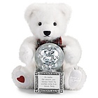 Make-A-Wish Snow Globe with Max Teddy Bear