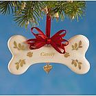Personalized Puppy Bone Ornament