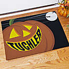 Personalized Pumpkin Welcome Doormat