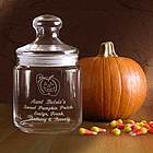 Personalized Make Your Own Pumpkin Glass Jar