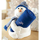 Snowman with Personalized Blanket