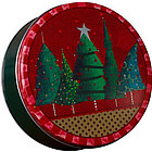 Christmas Trees Tin with 1 Dozen Gourmet Cookies