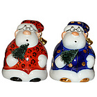 Porcelain Santa Salt and Pepper Shakers