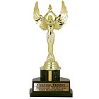Customized Lady with Wings Trophy