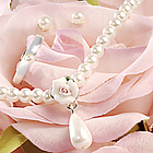 Delicate Rose Flower Girl Jewelry Set